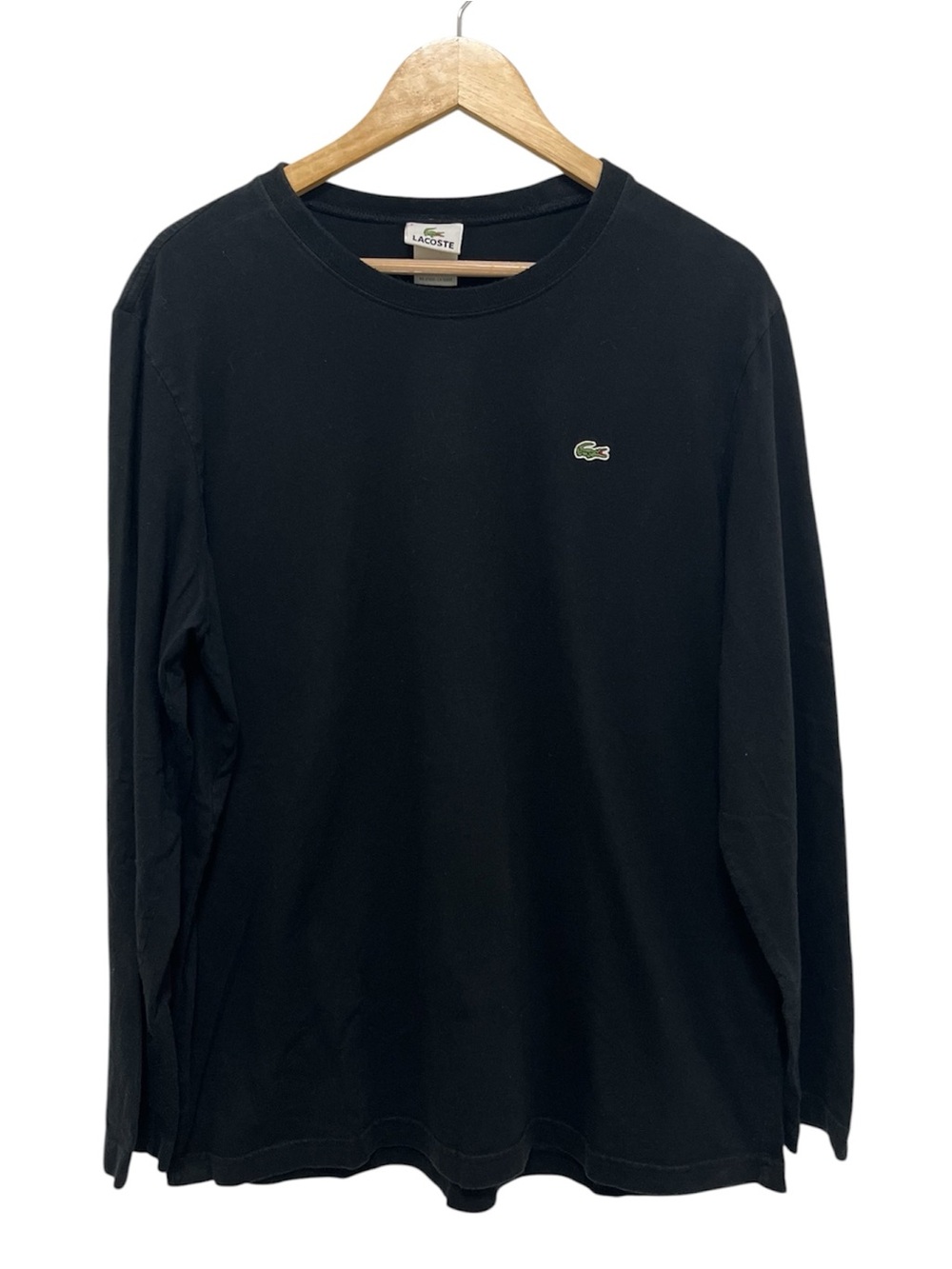 Lacoste Classic Black Long Sleeve T Shirt Size XL/6
